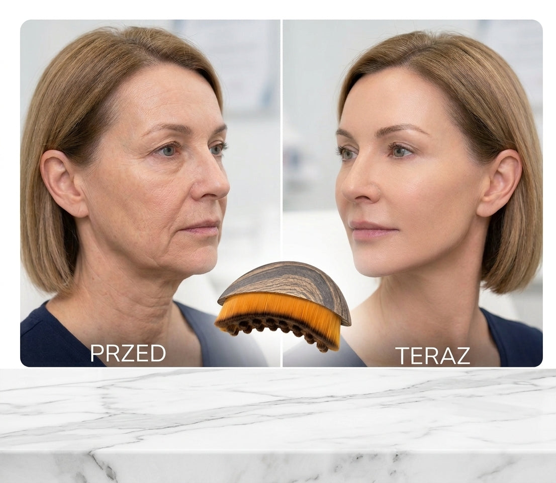 AuraLift™ – Liftingujący Masażer i Pędzel do Twarzy 2w1